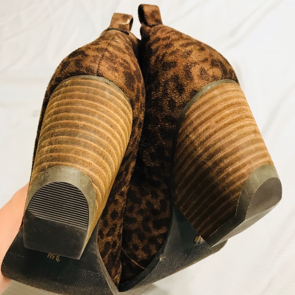 Coconuts Leopard Print Booties - image 8